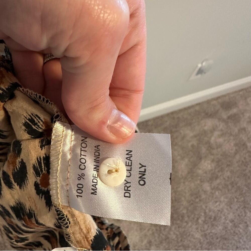 Tuckernuck Mille Resort & Travel Brown Leopard Cheetah Animal Mini Dress XS - Picture 8 of 12